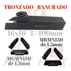 porta ranurado derecho 16x16