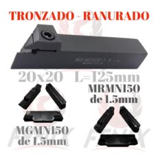 porta ranurado derecho 20x20